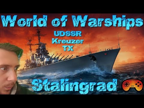 Meine erste Runde Stalingrad Preview "WIP" in World of Warships - German/Deutsch - Gameplay Ideen