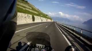 preview picture of video 'Africa Twin - Switzerland trips - Lausanne - Vevey'