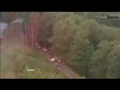 Gigi Galli Crash WRC Germany 2008