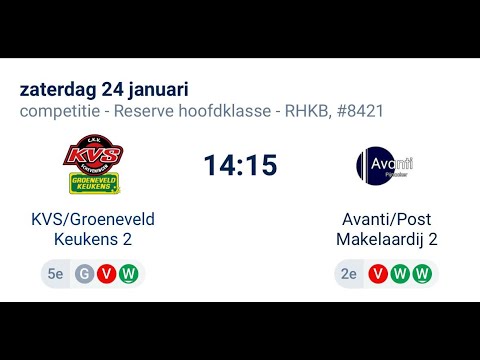 KVS/Groeneveld keukens 2 – Avanti/Post Makelaardij 2 | 24-01-2026 | 14:15 uur