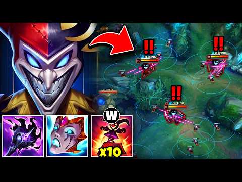 MY FAVORITE WAY TO PLAY AP SHACO JUNGLE! (LITTER THE MAP WITH TRAPS)