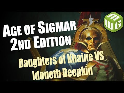 Daughters of Khaine vs Idoneth Deepkin Age of Sigmar Battle Report - War of the Realms Ep 27