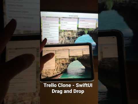 Trello Clone with SwiftUI Drag & Drop API thumbnail
