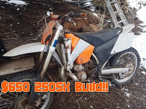 $650 KTM 250SX Build! Ep 1!