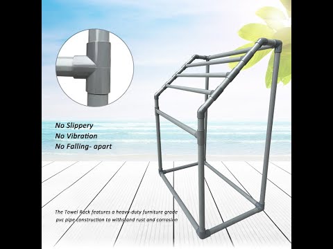 PVC Pipe Project Ideas💛 | Towel Racks Assembly video