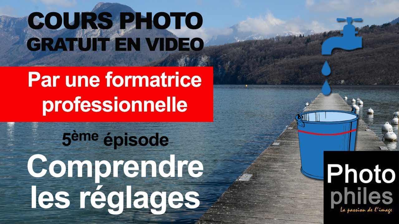 N°5 Cours sur la PHOTOGRAPHIE. Ouverture, Vitesse, ISO Comprendre les réglages de votre appareil