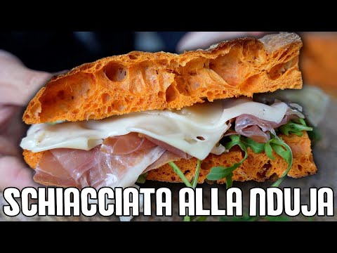 SCHIACCIATA alla NDUJA * ALTA IDRATAZIONE - SUPER PICCANTE 🔥 *