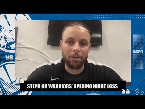 斯蒂芬-庫裡深入探討勇士對陣籃網的比賽中出現的問題｜NBA on ESPN (Steph Curry goes in depth on what went wrong for Warriors vs. the Nets | NBA on ESPN)