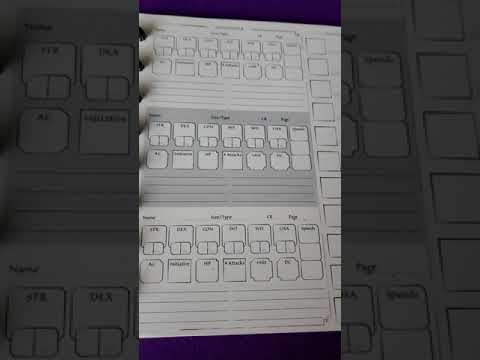 Rook and Raven DM/GM planner