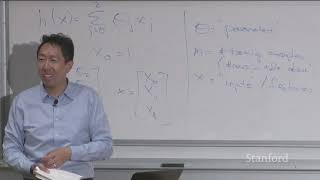 Stanford CS229: Machine Learning - Linear Regression and Gradient Descent |  Lecture 2 (Autumn 2018)