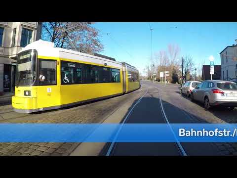 Berliner Führerstandsmitfahrt Linie 60 Karl-Ziegler-Straße - Johannisthal Haeckelstraße (GT6N-U)