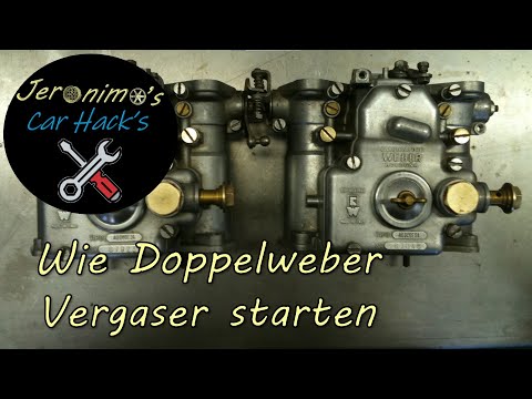 Wie startet man einen Doppelweber Vergaser
