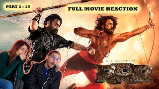 RRR FULL movie reaction - Part 2/10 | Rama Rao Jr |Ram Charan |Ajay Devgn |Alia Bhatt |Olivia Morris