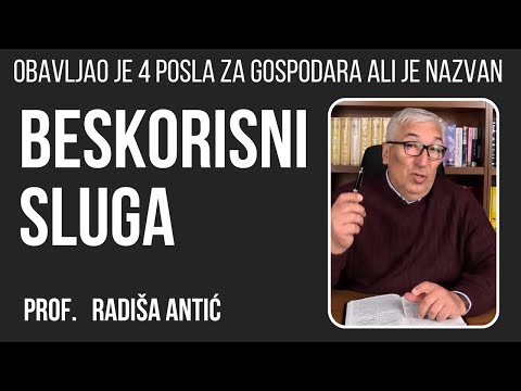 Beskorisni sluga - prof. dr Radiša Antić - Vrata Nadanja