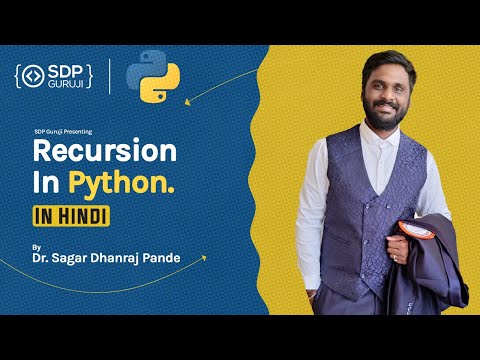 Recursion In Python In Hindi 12 Recursive Function Recursion Program Function Sdp Guruji