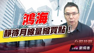 鴻海靜待月線量縮買點！｜台股攻略｜劉烱德 (圖)
