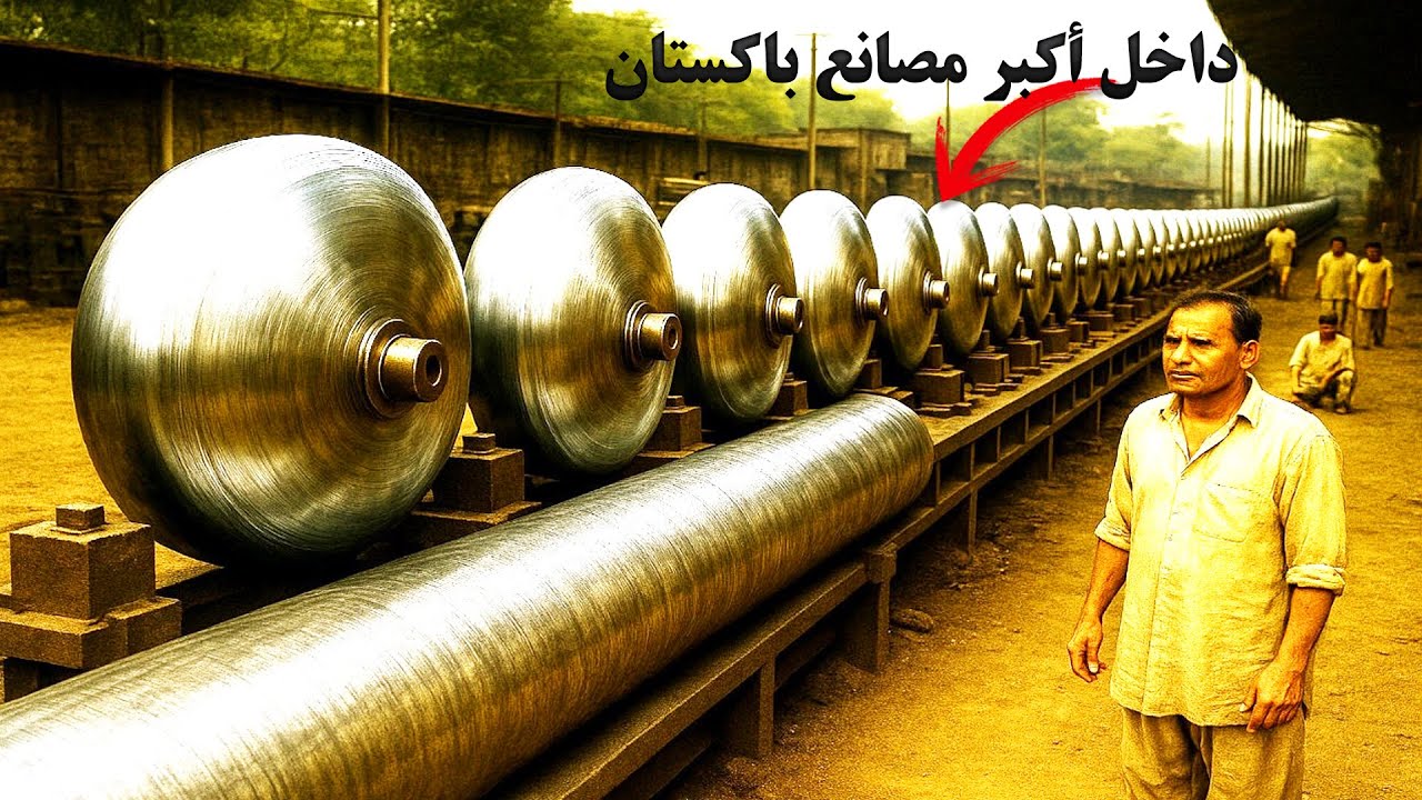 كيف تحوّل باكستان الفولاذ الخام إلى أنابيب خارقة الجودة… ستُصدم من الدقة!