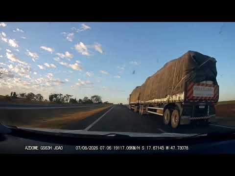 Saindo de Campo Alegre de Goiás, após pernoitar no hotel Ruda. Retorno para Dracena. Agosto 2026