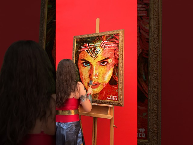 Vídeo relacionado con KUSTOM ART Póster decorativo de pared Pop Art Serie Cómics/Comics Wonder Woman Impresión artística sobre papel Patinata 42 x 30 cm sin marco