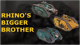 The "BIGGER" Rhino Chassis - The Spartan, Cerberus & Typhon [Warhammer 40,000 / 40k / Spacemarine]