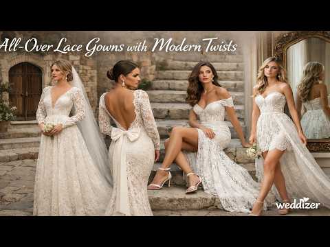 Top 10 Modern Lace Wedding Dresses That Will Transform Your Bridal Look!