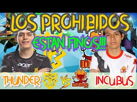 THUNDER PREDATOR VS INCUBUS GAMING BO3[GAME 1] ELIMINACIÓN COTA 2.0