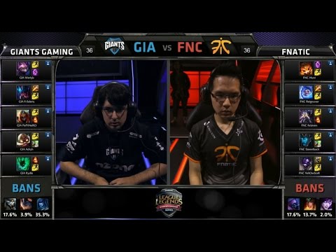 EU LCS GIA vs FNC Game 2 Highlights (EU LCS Spring 2015)