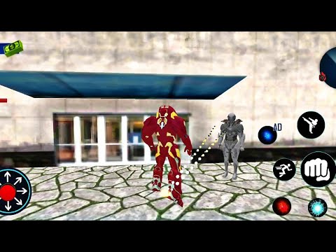Iron Hero Fight Superhero Game - Ironman Hero Flying Robot War Stunts - Android Gameplay Part 01