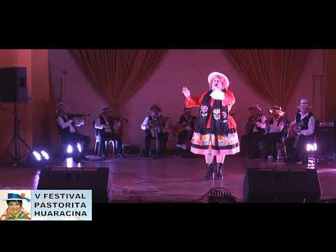 Chinita Cordillerana en el V Festival Pastorita Huaracina -Tema:Chacas Plaza Ichu Ichu - D.R.