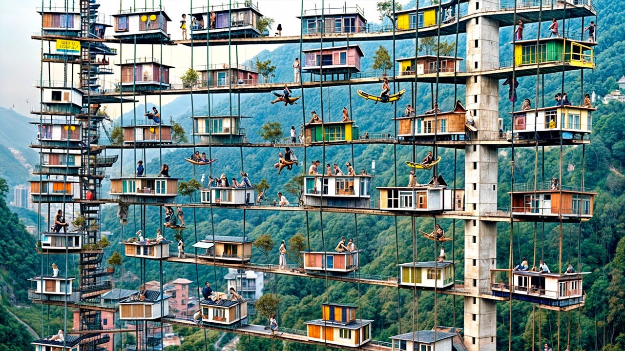 믿기 어려울지 모르지만, 사람들은 실제로 이 집에 살고 있습니다