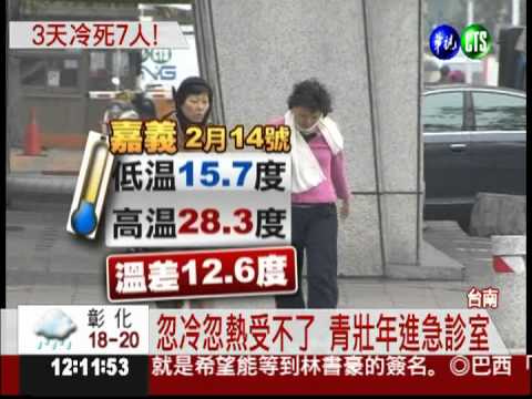 日夜溫差達10度 台南7中壯年猝死