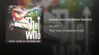 Heaven And Hell (Mono Version)