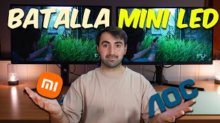 ¿Mejor MONITOR MINI LED BARATO? | Comparativa y blooming AOC Q27G3XMN vs Xiaomi Mini LED G Pro 27i