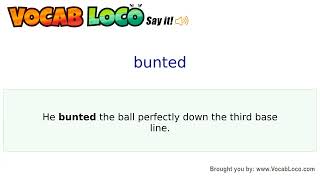 Video thumbnail for bunted