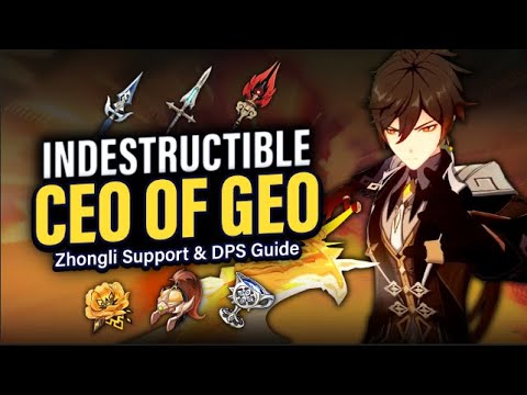 Updated ZHONGLI GUIDE: Best Shield, Burst & DPS Builds, Gameplay Tips, Teams | Genshin Impact 2.4