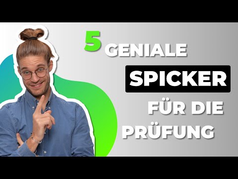 Top 5 SPICKER für eine 1+ in jeder Prüfung
