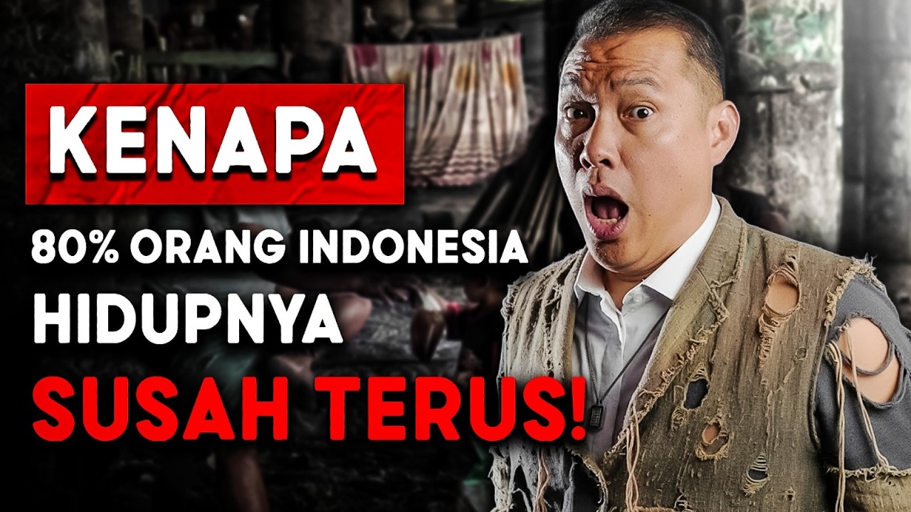 9 Level Kekayaan Indonesia: 80% Stuck di Tahap 3, Kamu Mana? (Sistem Dirancang Biar Kamu Gak Naik!)