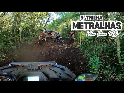 TRILHÃO DE QUADRICICLO NA 9ª TRILHA METRALHAS VILA FLORES RS - LÉO 350