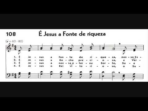 Hinário 5 CCB - Hino 108 - É Jesus a Fonte de riqueza - Strings - Teclado Yamaha PSR S670