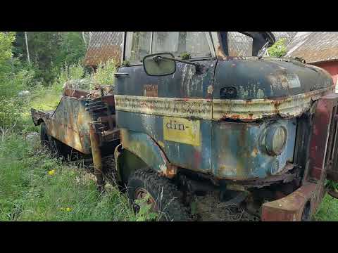 VOLVO-LASTBILEN och andra skogsvrak - Norra SKÅNE - 2023-07-13 (skrotbilar)
