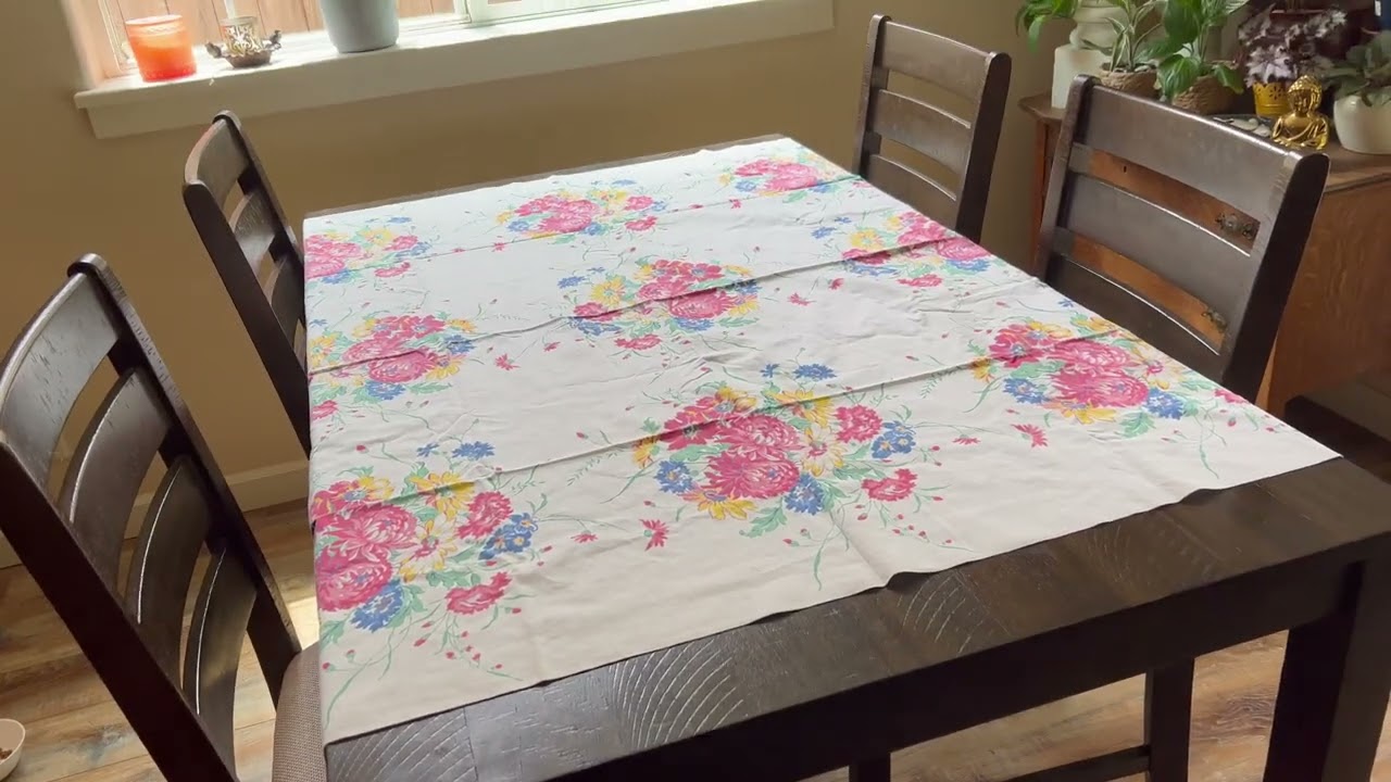 Two Vintage Tablecloths on Etsy SOLD