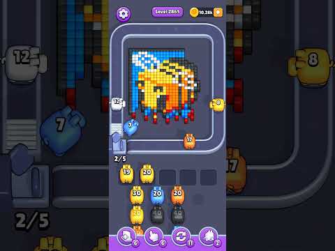 Pixel Flow Tahap 2865 Walkthrough