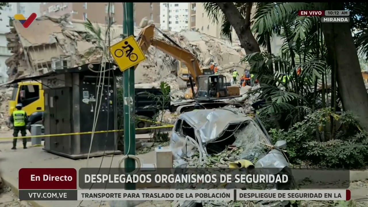 Situación en Los Palos Grandes tras el sismo, 26 junio 2026