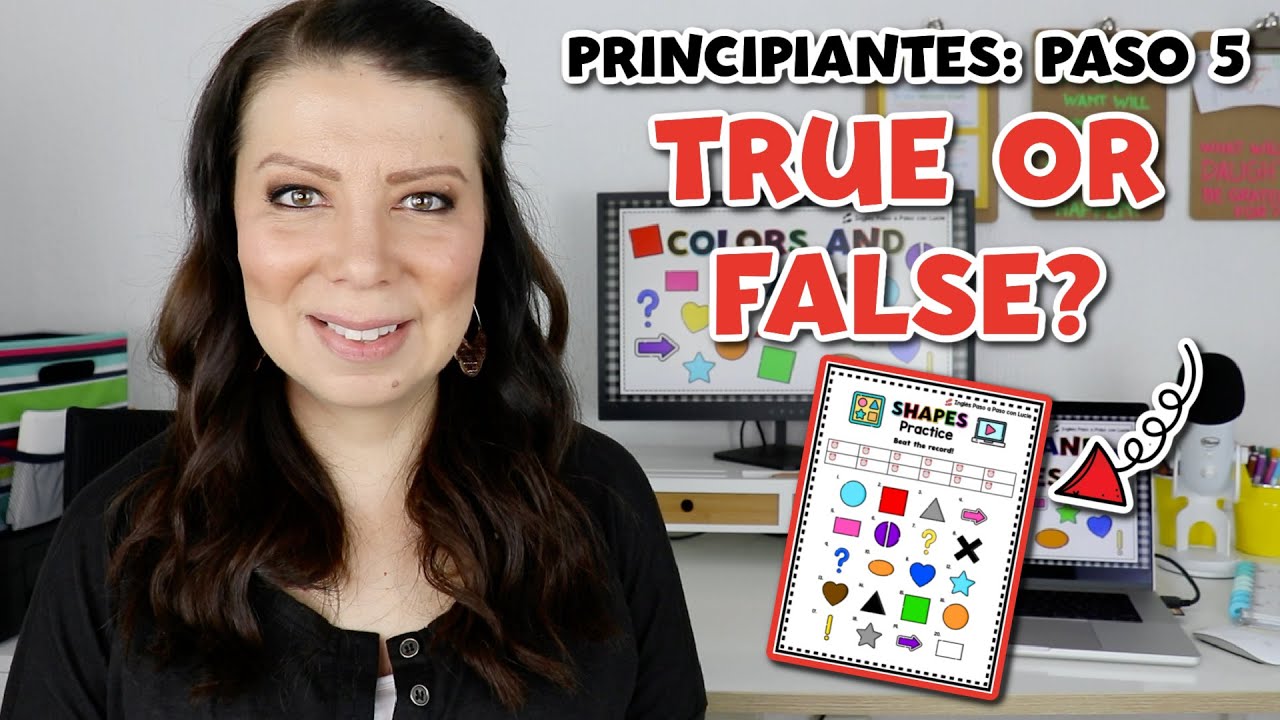 PASO 5 - PRINCIPIANTES: EJERCICIO DE LISTENING | ORDEN DE LAS PALABRAS EN INGLÉS | FORMAS EN INGLES