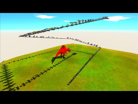 Deadly FPS Parkour Around DEADPOOL SPINOSAURUS - Animal Revolt Battle Simulator