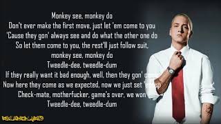 Eminem - Monkey See, Monkey Do (Lyrics)