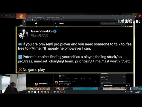 Jerax offering free coaching & mentoring for pro/semi pro players