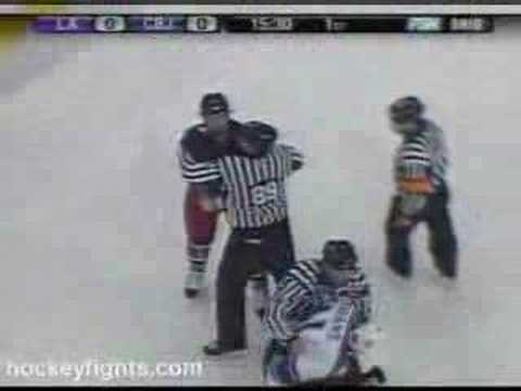 Raitis Ivanans vs Jody Shelley
