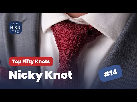 💼How to Tie a Tie: Nicky Knot #14 of the Top 50 Knots 💥