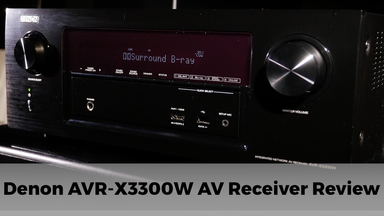 video Amply xem phim Denon AVR-X3300W chính hãng 0